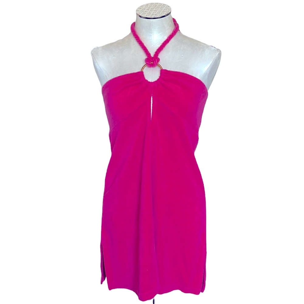 Cocoa Terry cloth Swim coverup size M color hot pink